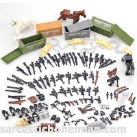 Custom Military Minifigures Army Modern Weapons Pack Accessories Set Military Building Blocks Toy for Kids Boys Compatible Major Brands B07CG8NQQ4